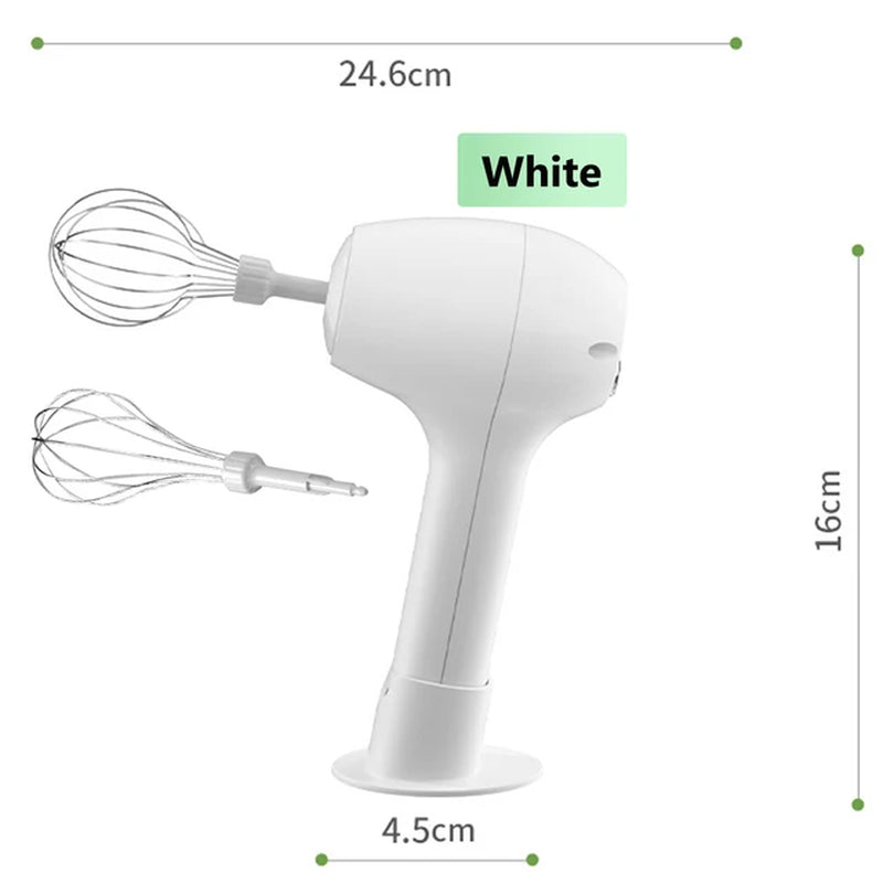 Wireless Portable Electric Food Mixer Automatic Whisk Egg Beater Butter Cream Vertical Whipper Kitchen Cordless Hand Blender