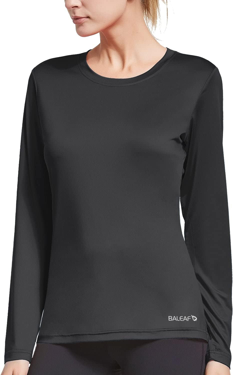 Women'S Long Sleeve Running Shirts Workout Tops Athletic Active Quick Dry Soft Lightweight