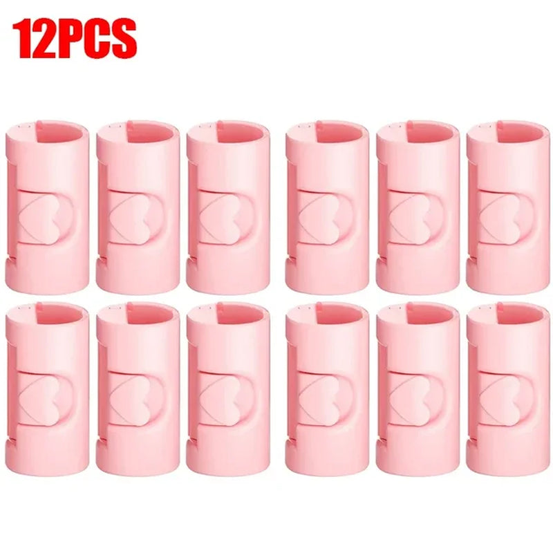 1/12Pcs Bedsheet Clips Plastic Non-Slip Clamp Quilt Bed Cover Holder Curtain Blanket Buckles Clothes Pegs Fasteners Fixer Device