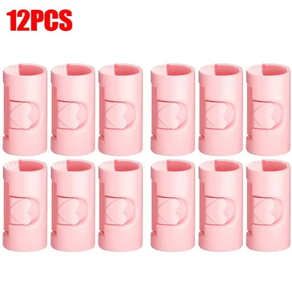 1/12Pcs Bedsheet Clips Plastic Non-Slip Clamp Quilt Bed Cover Holder Curtain Blanket Buckles Clothes Pegs Fasteners Fixer Device